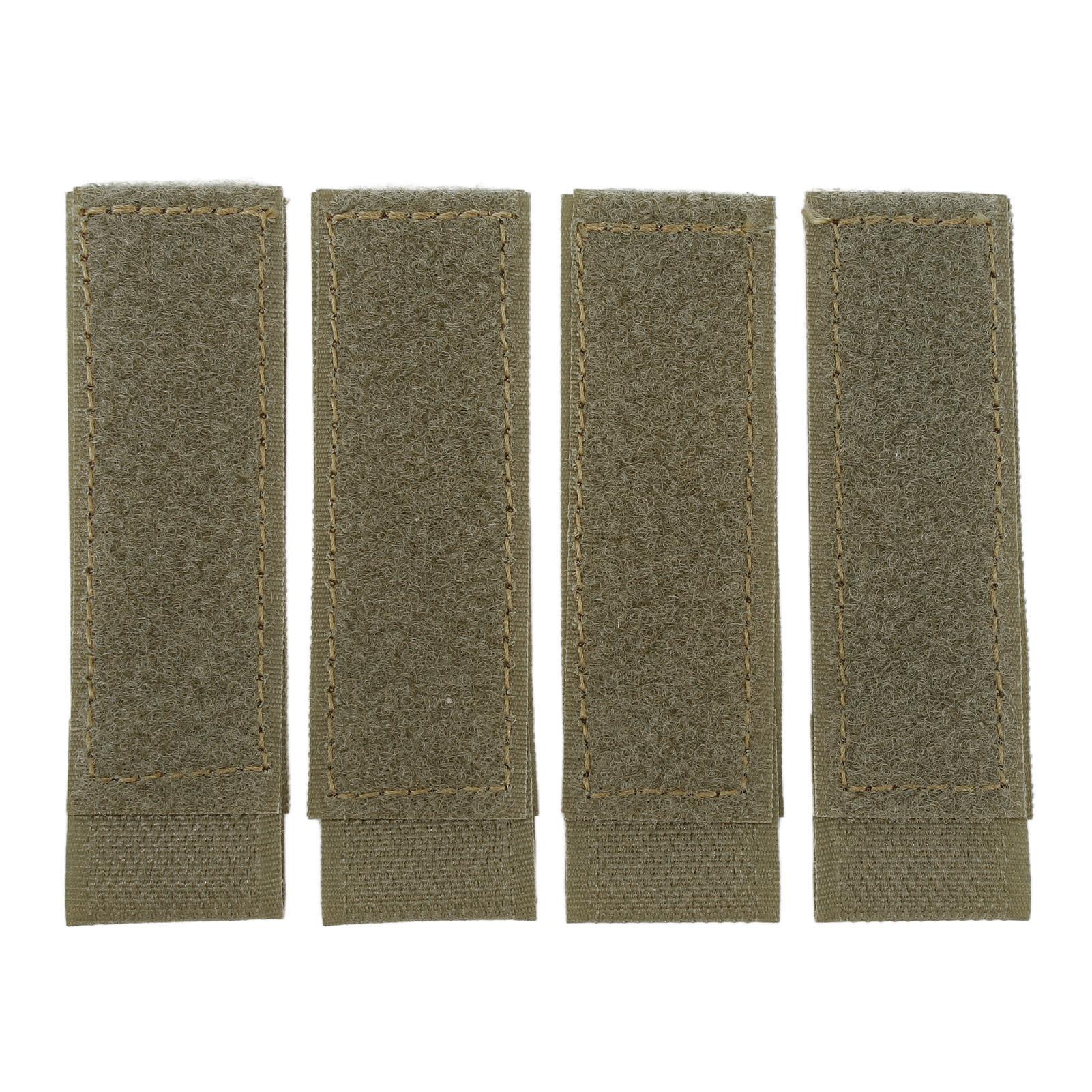 4 шт. Нейлоновая нашивка с липучкой и липучкой Molle для тренировочного жилета для охоты зелёный